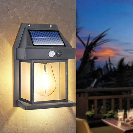 Sensor Solar Bulb Light | 15W Solar Camping Light | Outdoor Solar Sensor Lamp