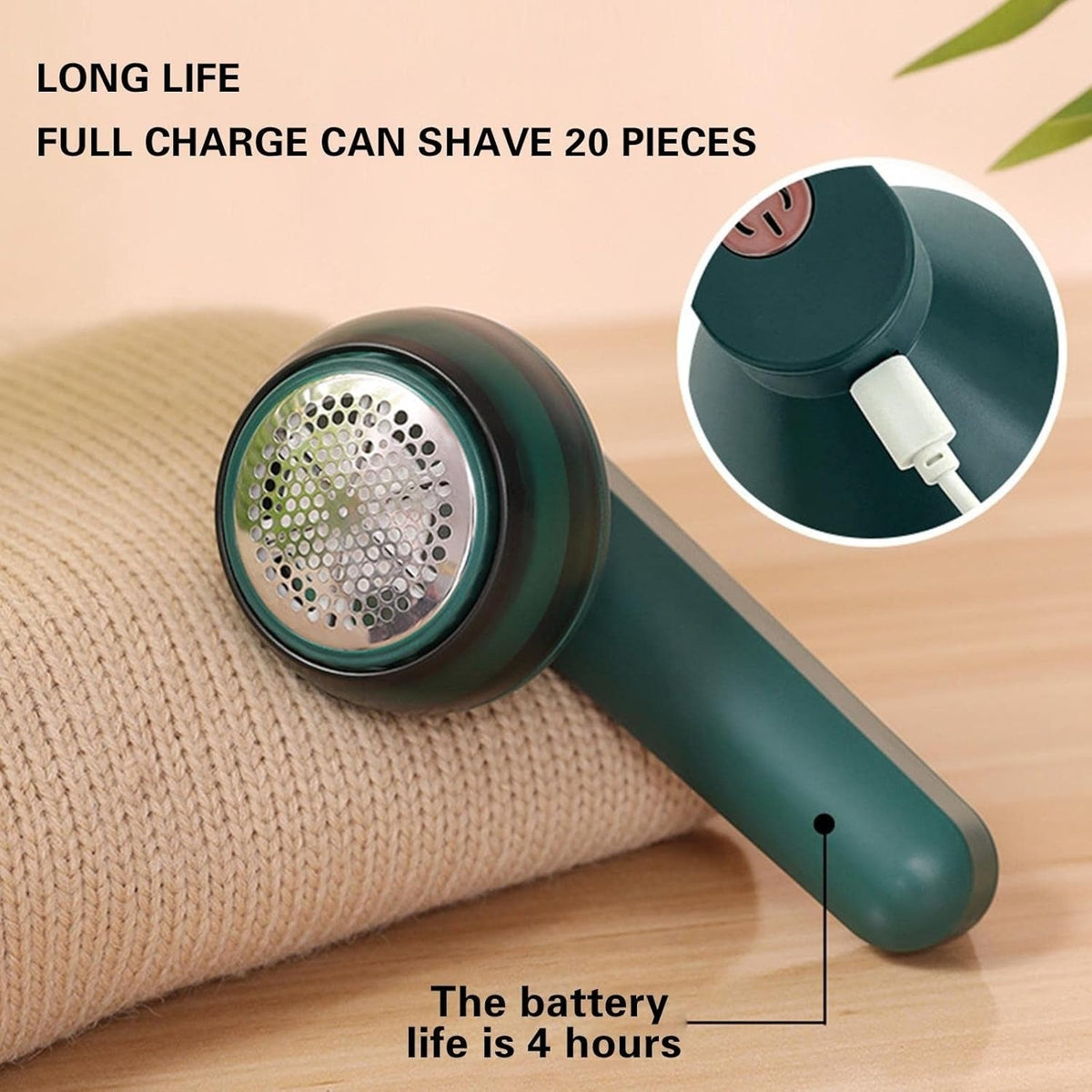 Rechargeable Lint Remover β Portable Fabric Shaver for Clothes & Fabric Care
