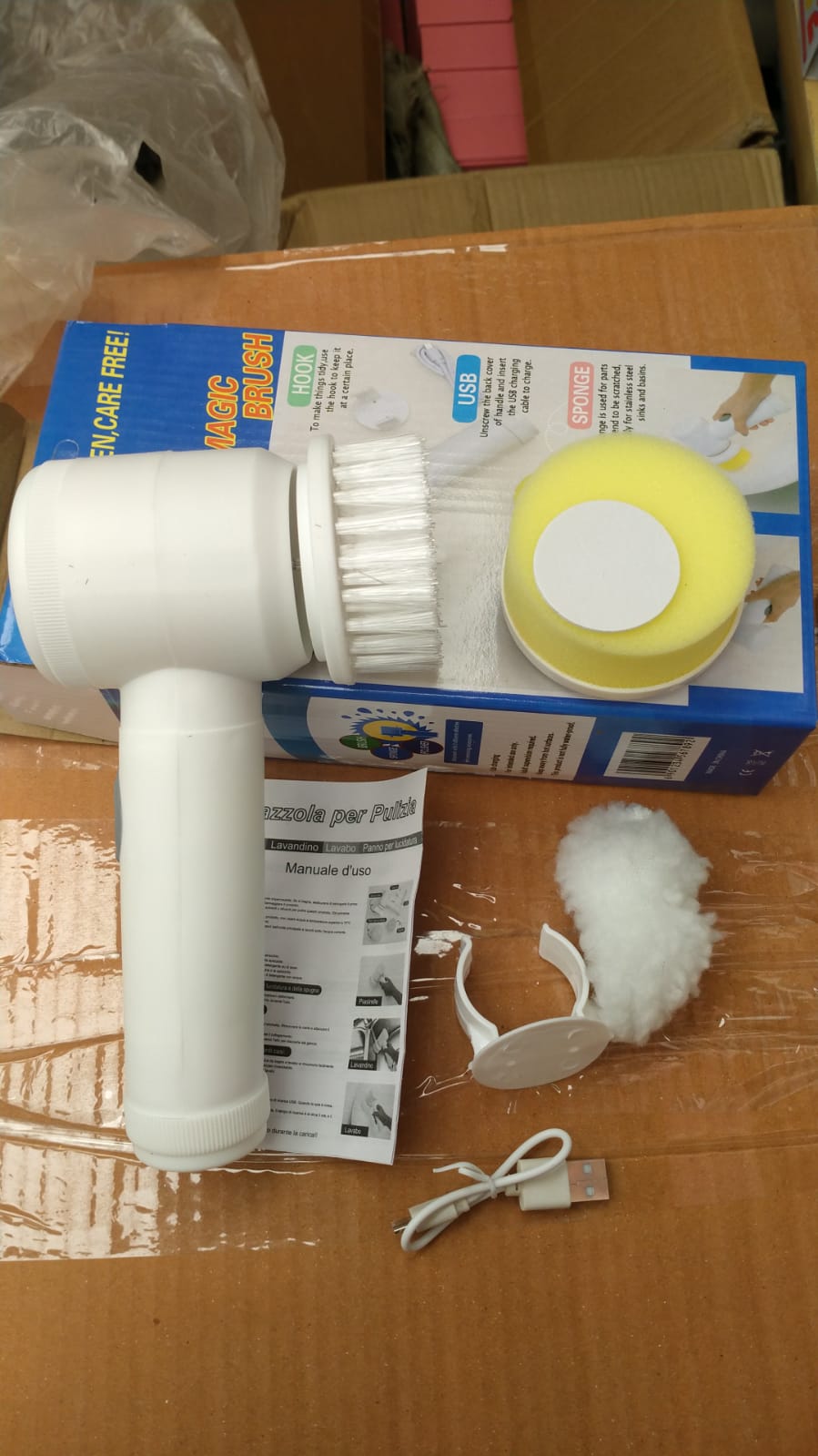 5 In 1 Handheld Electric Cleaning Brush-Household Accessories
