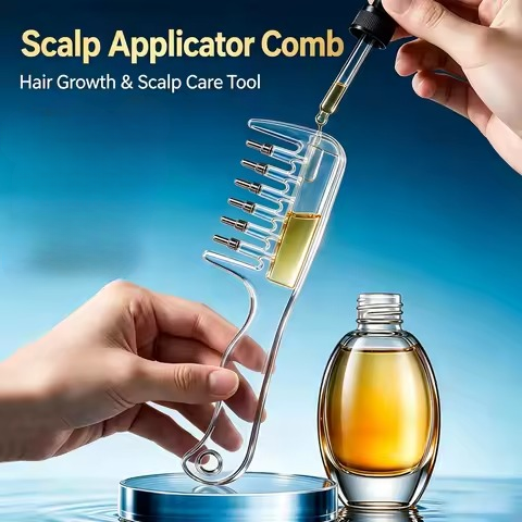 Scalp Massage Comb with Rolling Balls – Head Massager for Hair Care & Relaxation